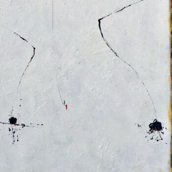 Painting titled "116d" by Farid Bellal, Original Artwork, Acrylic Mounted on Wood Panel