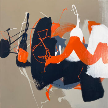 「Untitled 21-095」というタイトルの絵画 Franck Chambrunによって, オリジナルのアートワーク, アクリル