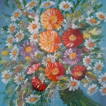 绘画 标题为“Bouquet of flowers…” 由Filip Petrovic, 原创艺术品, 丙烯