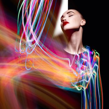 Digital Arts με τίτλο "Neon (The GRAPH Col…" από Edit Zs. Toth (The GRAPH Collection), Αυθεντικά έργα τέχνης, 2D ψηφιακή εργ…