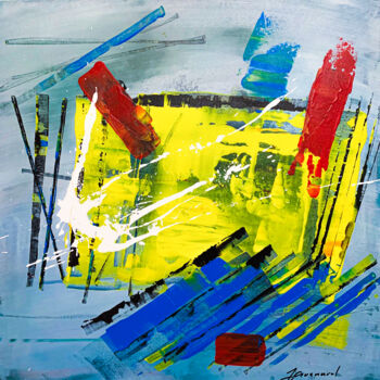 Peinture intitulée "Réminiscence" par Julien Guénard, Œuvre d'art originale, Acrylique