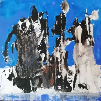 Peinture intitulée "PF1" par Catherine Monmarson, Œuvre d'art originale, Acrylique