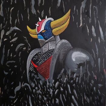 Painting titled "Goldo Art" by Mickael Hert, Original Artwork, Acrylic