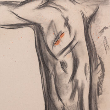 Disegno intitolato "Study X1" da Rita Pranca, Opera d'arte originale, Gesso