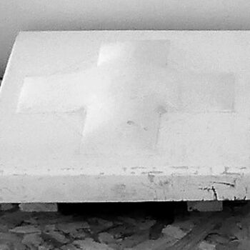 Sculpture intitulée "Volume Courbe O2" par Marcel Mariono, Œuvre d'art originale, Plâtre