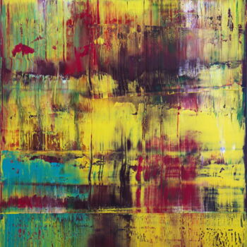 Malerei mit dem Titel "No. 1308_Untitled" von Guido Lötscher, Original-Kunstwerk, Öl Auf Keilrahmen aus Holz montiert