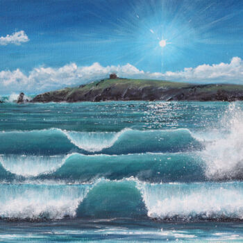 제목이 "Peinture marine "Va…"인 미술작품 David Quant로, 원작, 아크릴