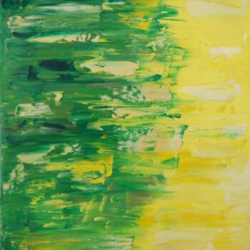 Painting titled "JANUS" by Bastian, Original Artwork, Oil