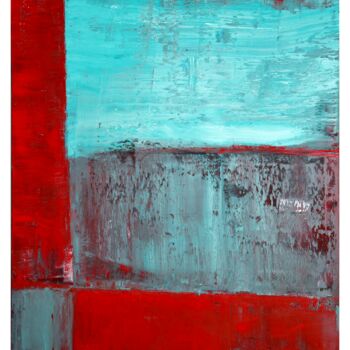 Malerei mit dem Titel "No. 1064_Untitled" von Guido Lötscher, Original-Kunstwerk, Öl Auf Keilrahmen aus Holz montiert