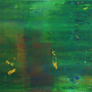 Malerei mit dem Titel "No. 1259_Untitled" von Guido Lötscher, Original-Kunstwerk, Öl Auf Keilrahmen aus Holz montiert