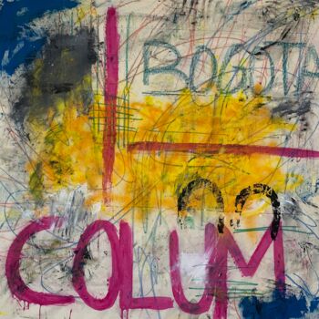Peinture intitulée "Bogotá" par Dominik Robert Brunner, Œuvre d'art originale, Acrylique