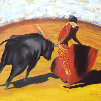 Peinture intitulée "Peinture à l'huile…" par Isabelle Redonnet, Œuvre d'art originale, Huile Monté sur Châssis en bois