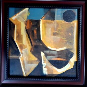 Painting titled ""A DAY"" by Richard Anbudurai, Original Artwork, Acrylic