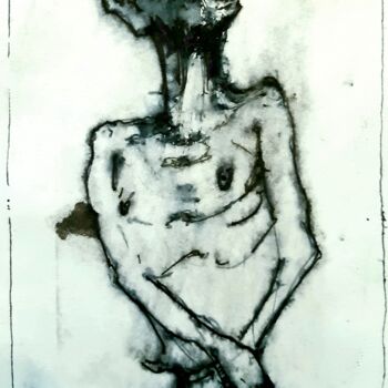 Drawing titled "Sündenknecht (5)" by Stephan Rodriguez Warnemünde, Original Artwork, Ink