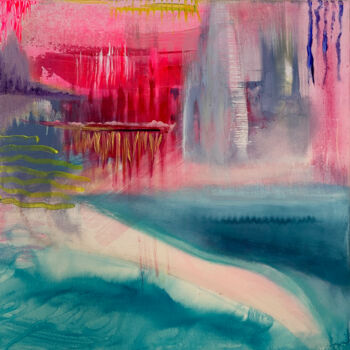 Pintura titulada "Floating" por Fjara Storm, Obra de arte original, Acrílico