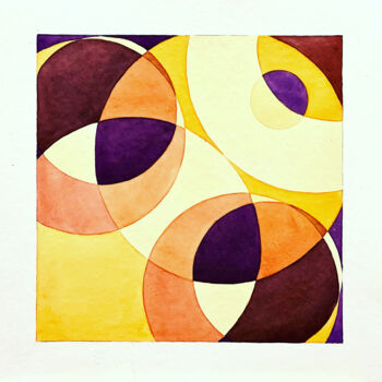 Painting titled "ONLY" by Dani Alexsandrova, Original Artwork, Watercolor