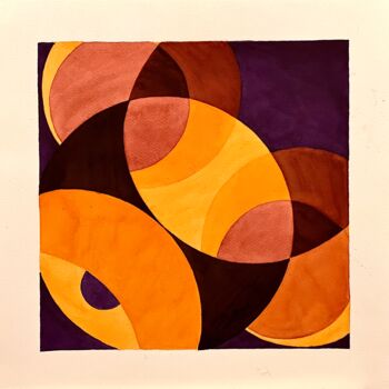 Painting titled "ONLY Why" by Dani Alexsandrova, Original Artwork, Watercolor