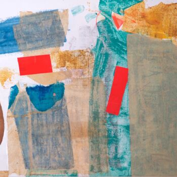 Painting titled "Verletzte Landschaft" by Alois Oberndorfer, Original Artwork, Acrylic