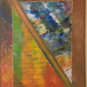 Painting titled "Tempête" by Gemel Zouggar, Original Artwork, Acrylic