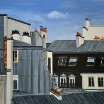 Peinture intitulée "Une Histoire de Toi…" par Marie France Garrigues, Œuvre d'art originale, Huile Monté sur Châssis en bois