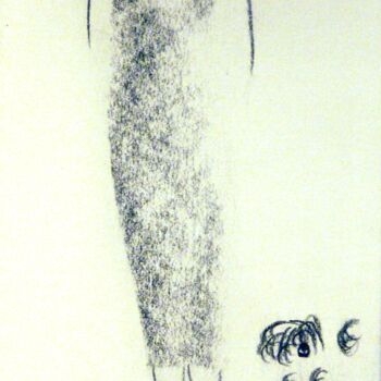 제목이 "Elegance"인 그림 Blago Simeonov로, 원작, 숯