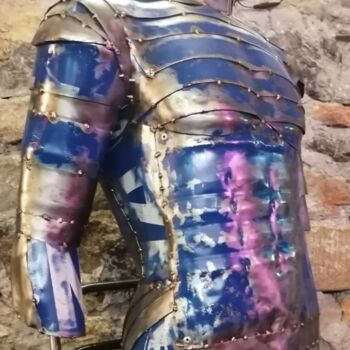 Escultura titulada "L homme" por Pacom, Obra de arte original, Metales