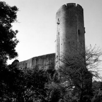 Photography titled "Le vieux Donjon" by Frédéric Duchesnay, Original Artwork, Analog photography