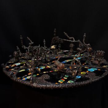 Sculpture intitulée "Baryonic" par Catalin Domniteanu, Œuvre d'art originale, Verre