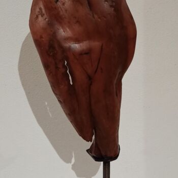 제목이 "Apparition"인 조형물 David Nativel로, 원작, 나무