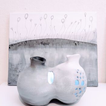 Rzeźba zatytułowany „Outregris 2” autorstwa Maxime Haja, Oryginalna praca, Akryl