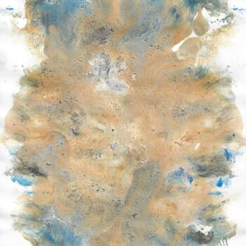 「Fidèle intuition」というタイトルの絵画 Sarah Leseigneurによって, オリジナルのアートワーク, グワッシュ水彩画