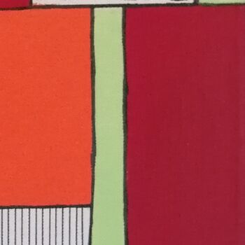 Painting titled "Countryside V" by Carole Carpier, Original Artwork, Acrylic Mounted on Wood Stretcher frame