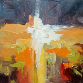 Peinture intitulée "Untitled III" par Ifeoluwa Olojede, Œuvre d'art originale, Acrylique