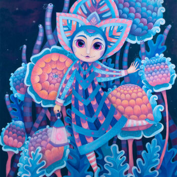 제목이 "Spirit of the aroma…"인 미술작품 Aleksandra Paranchenko로, 원작, 아크릴
