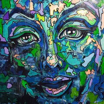 Pittura intitolato "Kaleidoscope of Des…" da Tanya Efe, Opera d'arte originale, Acrilico