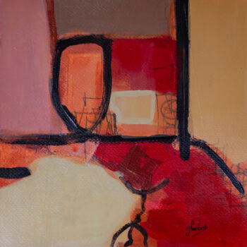Peinture intitulée "Caliente 3" par Jacqueline Faubert, Œuvre d'art originale, Acrylique
