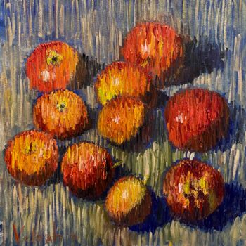 "Apples" başlıklı Tablo Nikita Voloshin tarafından, Orijinal sanat, Petrol Karton üzerine monte edilmiş