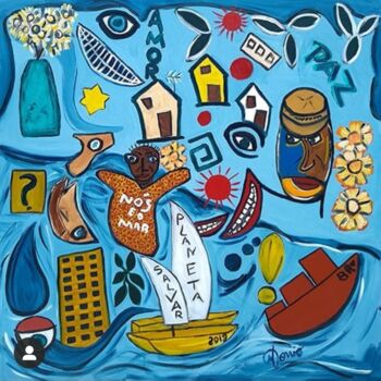 Peinture intitulée "Onde esta a minha p…" par Antonio Alves De Souza, Œuvre d'art originale, Acrylique