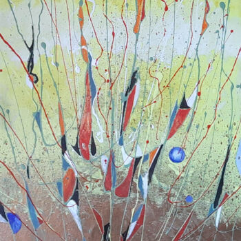 Painting titled "DOINA" by Dragos Bagia, Original Artwork, Oil