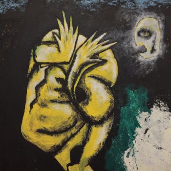 Peinture intitulée "Someone who wants t…" par October, Œuvre d'art originale, Acrylique Monté sur Châssis en bois