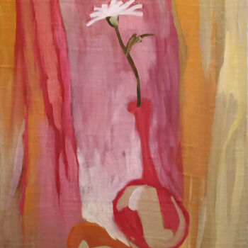 "White flower" başlıklı Tablo Vyacheslav Kostyuchenko tarafından, Orijinal sanat, Petrol