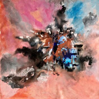Painting titled "View from the top" by Atignas Art, Original Artwork, Acrylic