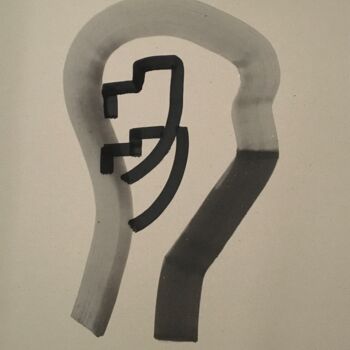 Painting titled "446" by Zhao Le Men, Original Artwork, Graphite