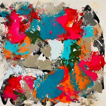Peinture intitulée "Velvet" par Céline Weber, Œuvre d'art originale, Acrylique