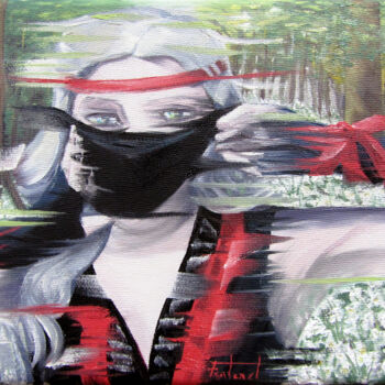 Painting titled "Temps d'olor 3 (Un…" by Josep Maria Fontanet Sureda, Original Artwork, Oil Mounted on Wood Stretcher frame
