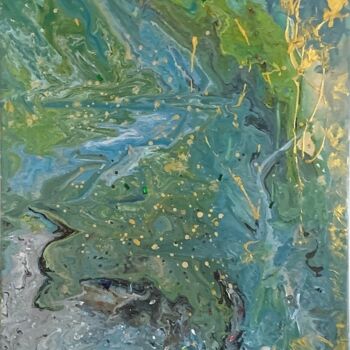 Peinture intitulée "Origine du monde" par Albina Khm, Œuvre d'art originale, Acrylique