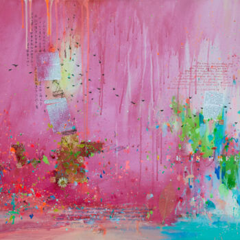Peinture intitulée "Life is precious X" par Xiaoyang Galas, Œuvre d'art originale, Acrylique