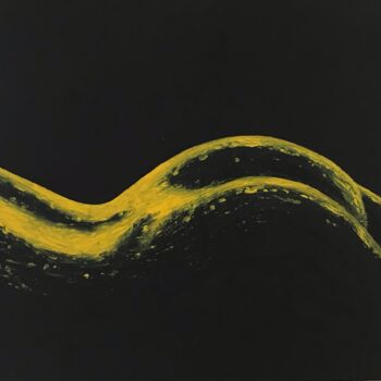 Painting titled "La Baigneuse de min…" by David Josset, Original Artwork, Acrylic