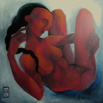 Femme à la peau rouge