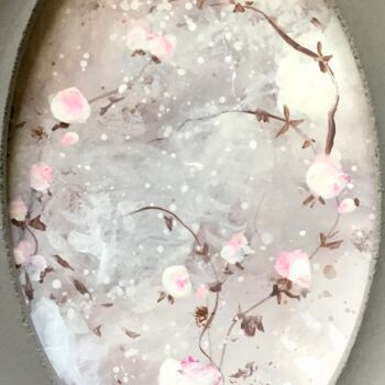 Malerei mit dem Titel "Hélérine - 1113" von Noëlle Lassailly, Original-Kunstwerk, Acryl